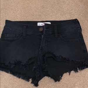 Black hollister shorts